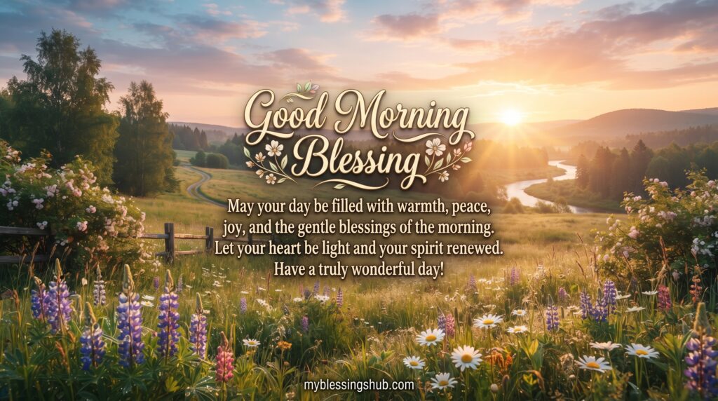 good morning blessings and prayers