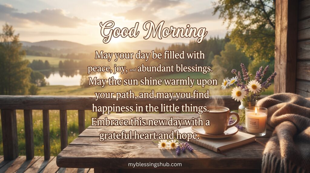 good morning blessings and prayers