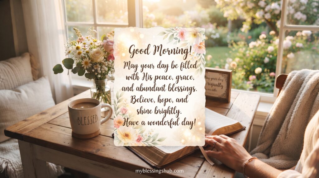 good morning blessings and prayers