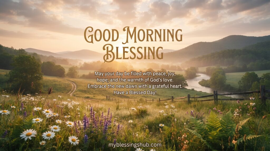 good morning blessings and prayers