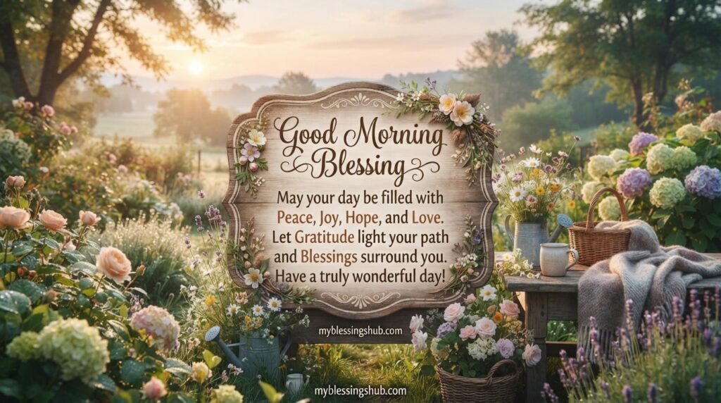 good morning blessings and prayers