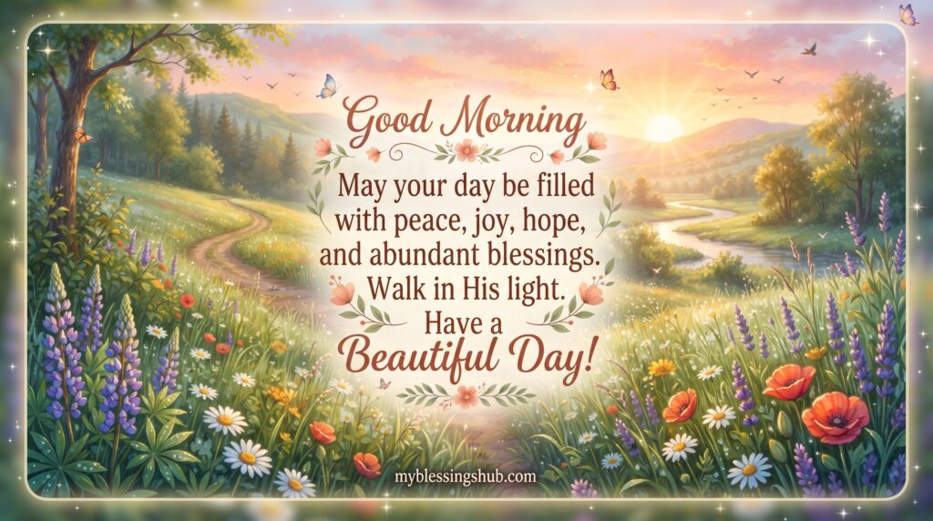 good morning blessings and prayers