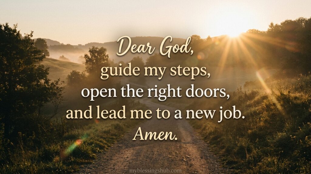 Prayer for a New Job and Interview Success