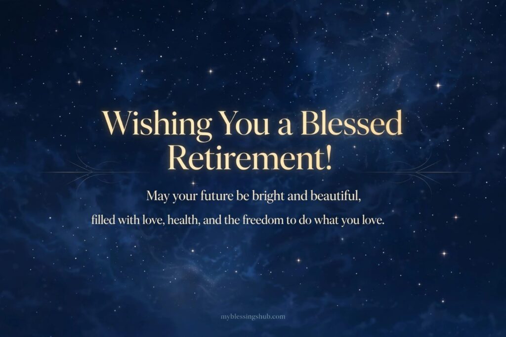 Retirement Blessings for a Coworker