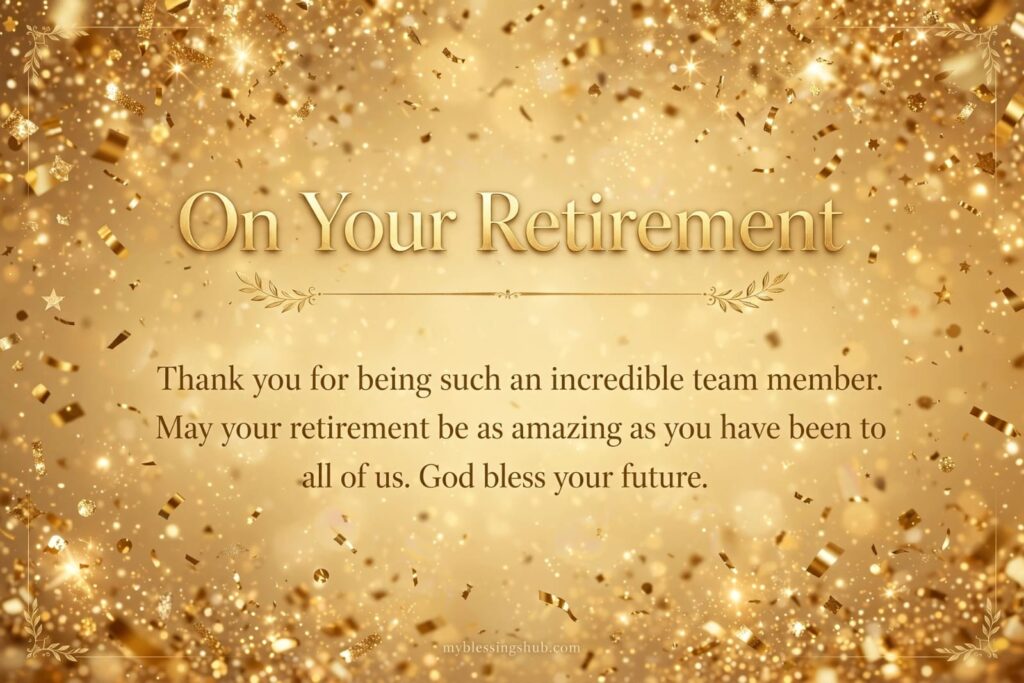 Retirement Blessings for a Coworker