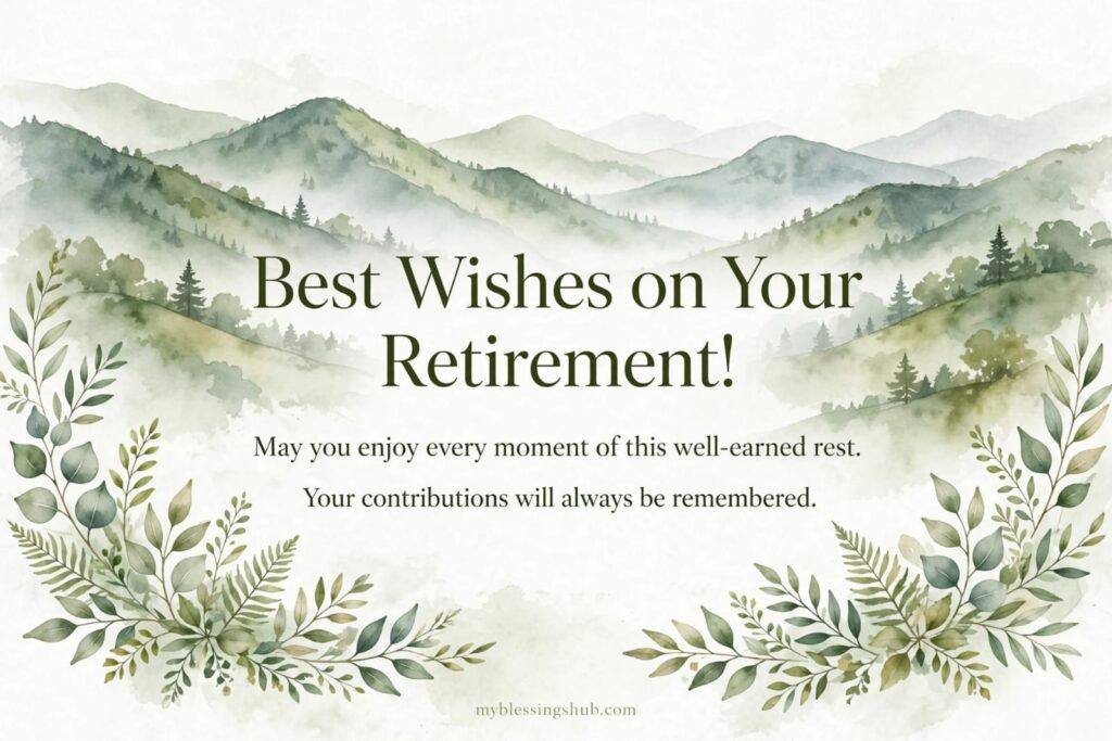 Retirement Blessings for a Coworker