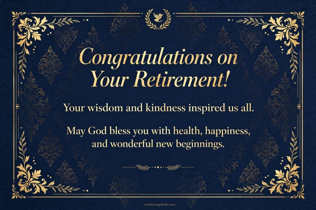 Retirement Blessings for a Coworker