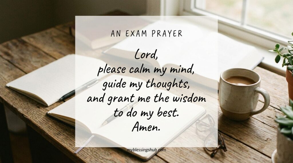 Short Prayer for Passing an Exam Successfully