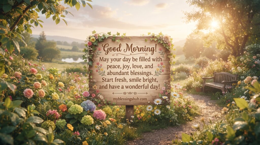good morning blessings and prayers
