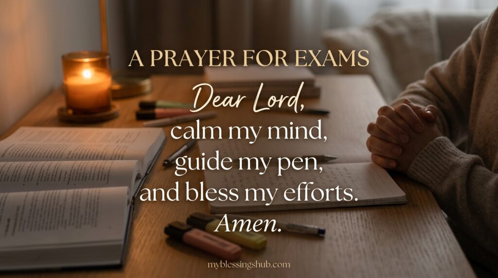Short Prayer for Passing an Exam Successfully