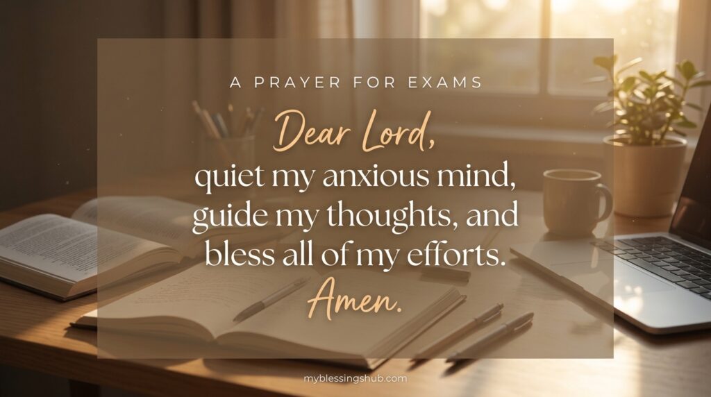 Prayer for Passing Exam