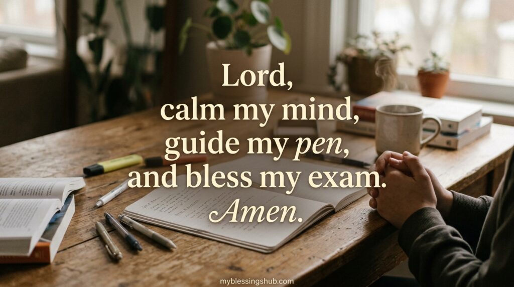 Short Prayer for Passing an Exam Successfully