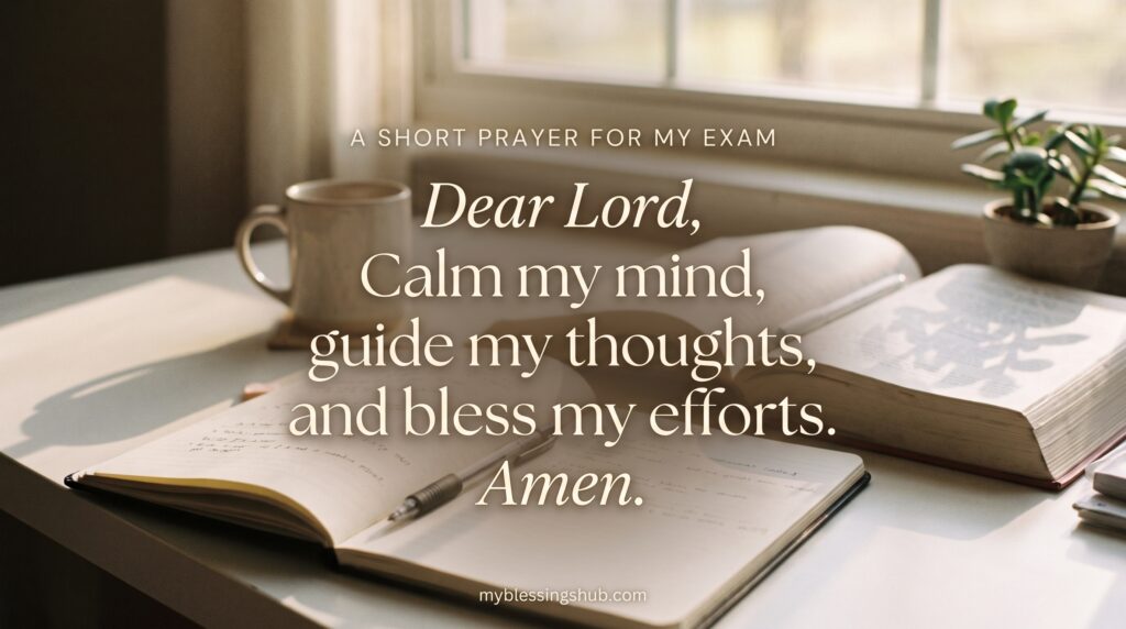 Short Prayer for Passing an Exam Successfully
