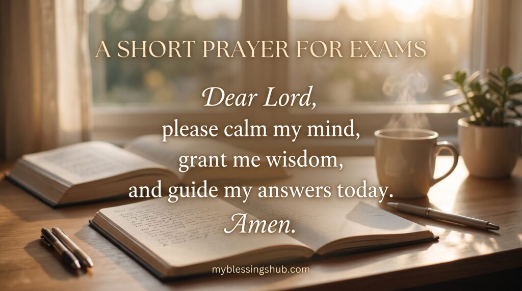 Short Prayer for Passing an Exam Successfully