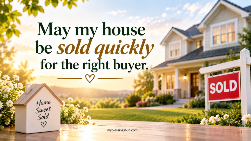 Prayer for Selling a House Quickly