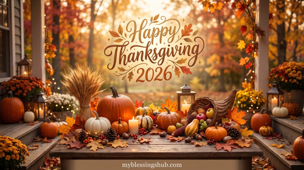 happy thanksgiving blessings for friends friendsgiving celebration banner