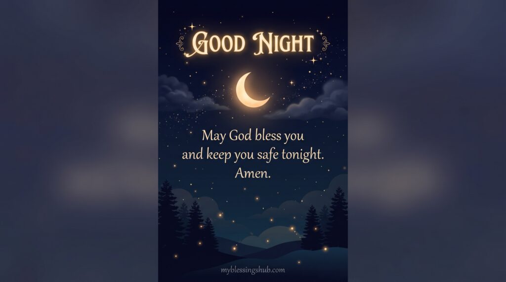 Good Night Blessings and Prayers for Peaceful Sleep