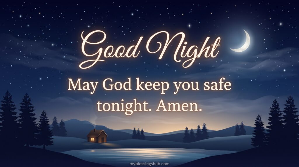 Good Night Blessings and Prayers for Peaceful Sleep